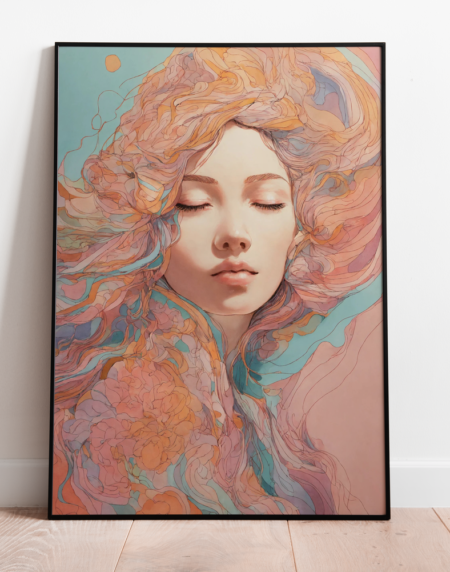 La fille aux pastelles