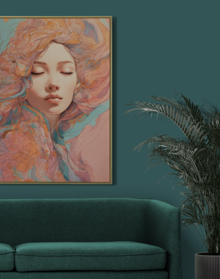 La fille aux pastelles